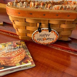 Signed & Rare 1999 Candy Corn Longaberger Basket